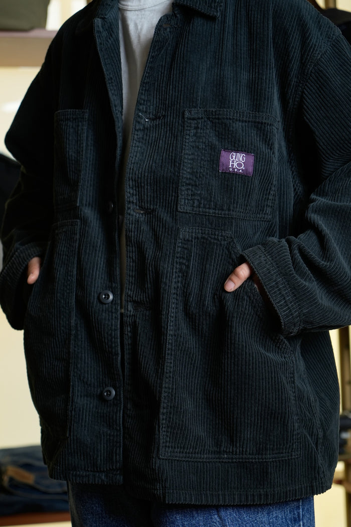 FATIGUE COVER JACKET (9W CORDUROY) - BLACK