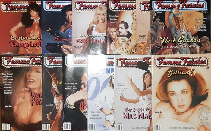 FEMME FATALES MAGAZINE V4-V6 Set of 12