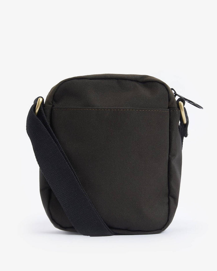 FIELD WAX CROSSBODY BAG - OLIVE/BLACK