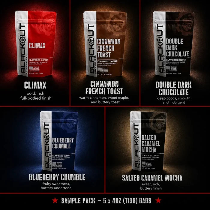 Flavored Coffee Sample Pack (5 Flavors)