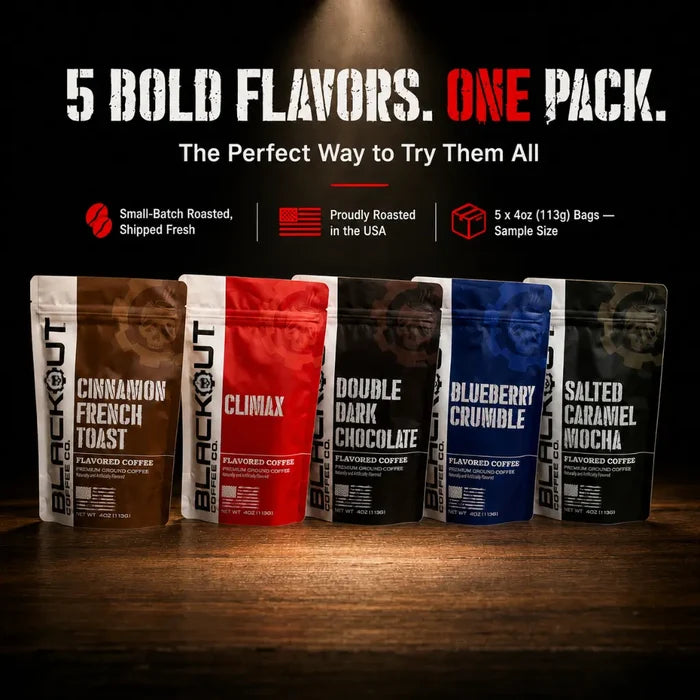 Flavored Coffee Sample Pack (5 Flavors)