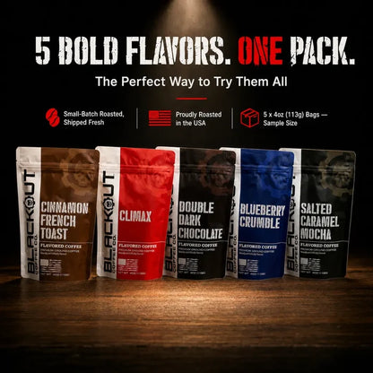 Flavored Coffee Sample Pack (5 Flavors)