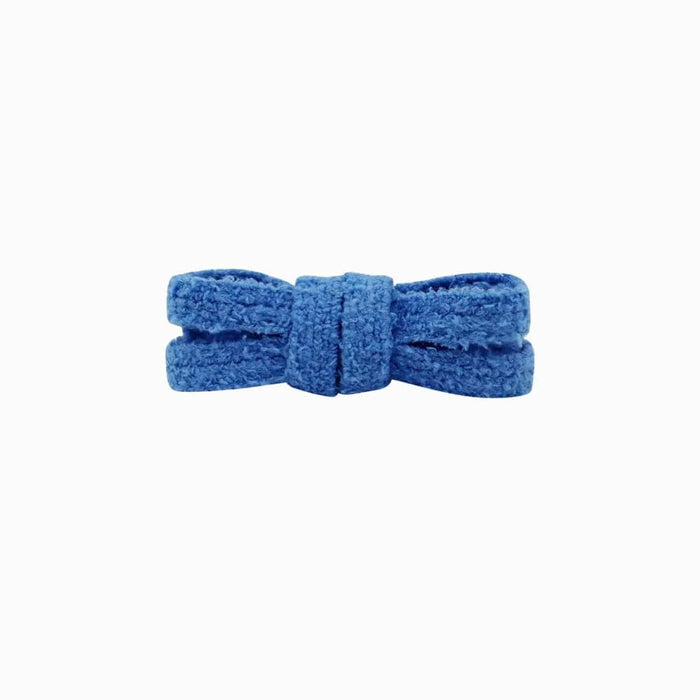 Steel Blue Fluffy Fat Laces