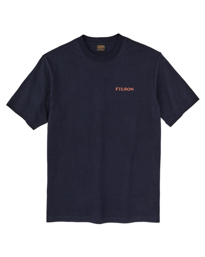 FRONTIER LOGO T-SHIRT - NIGHT SKY/SCENIC MARK