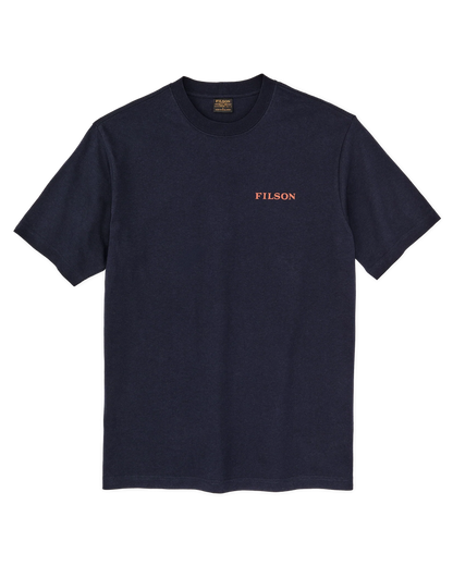 FRONTIER LOGO T-SHIRT - NIGHT SKY/SCENIC MARK