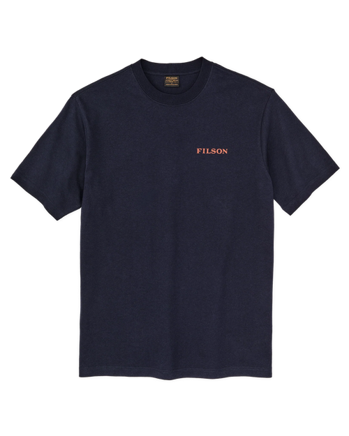 FRONTIER LOGO T-SHIRT - NIGHT SKY/SCENIC MARK