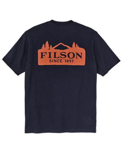 FRONTIER LOGO T-SHIRT - NIGHT SKY/SCENIC MARK