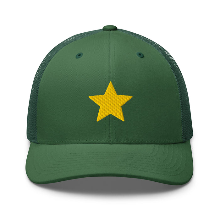 Evergreen / One Size Fits Most / Embroidered Trucker Cap Hat