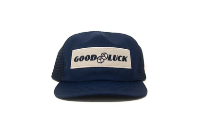 GOOD LUCK TRUCKER Snapback  - NAVY