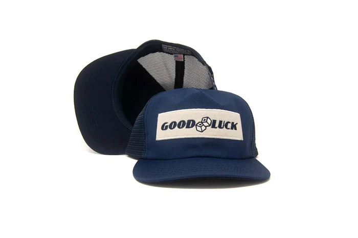 GOOD LUCK TRUCKER Snapback  - NAVY