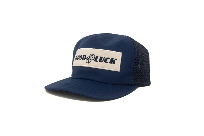 GOOD LUCK TRUCKER Snapback  - NAVY
