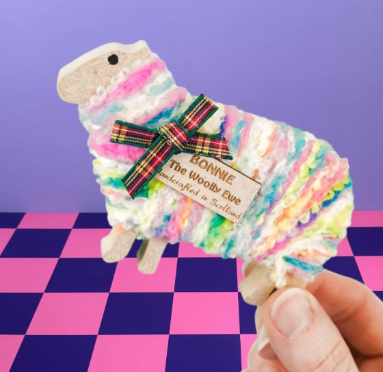 Hairy Coo & Co. - Standing Woolly Ewe Ornaments