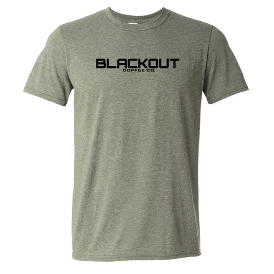 Heather Military Green Blackout T-Shirt