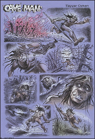 HEAVY METAL MAGAZINE #3 Chet Zar Cover