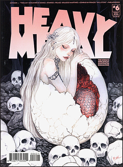 HEAVY METAL MAGAZINE 6 AMANDA JANSSON COVER