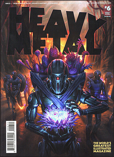 HEAVY METAL MAGAZINE 6 FLAVIO GRECO PLAGIA COVER