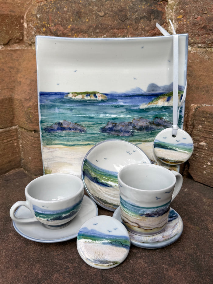 Highland Stoneware Seascape XL Square Dish
