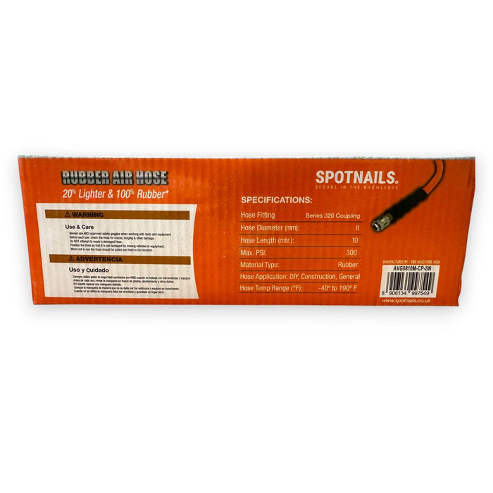 Hose & Couplings Complete for Spotnails SFC240 Compressor (10m)