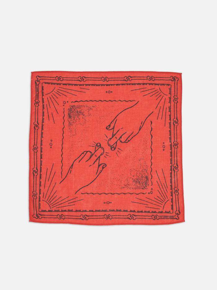 Ingrid Bandana Double Cross - Red