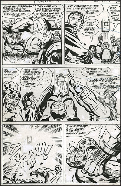 JACK KIRBY FOREVER PEOPLE Artist's Edition