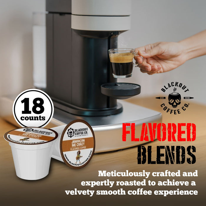 JAMAICAN ME CRAZY® FLAVORED COFFEE PODS 18CT Blends