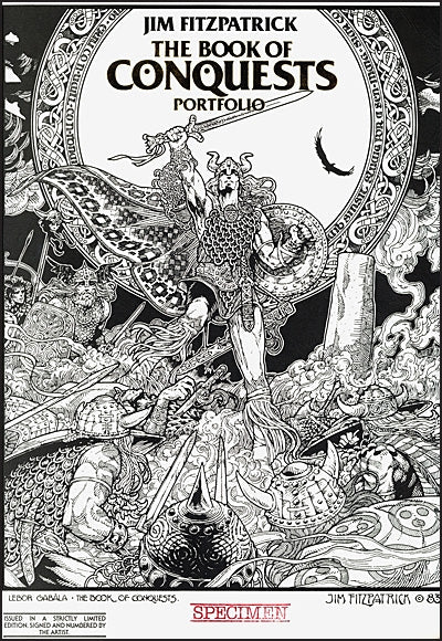 JIM FITZPATRICK THE BOOK OF CONQUESTS PORTFOLIO