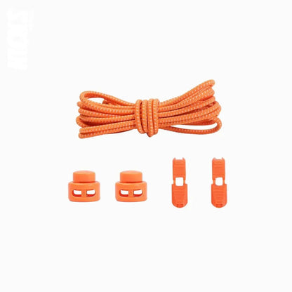 Orange / One Size Fits All / Bungee Shoe Laces | 3mm Wide