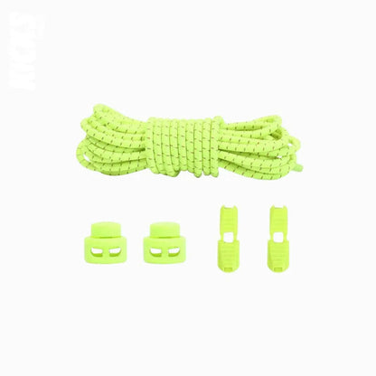 Neon Green / One Size Fits All / Bungee Shoe Laces | 3mm Wide