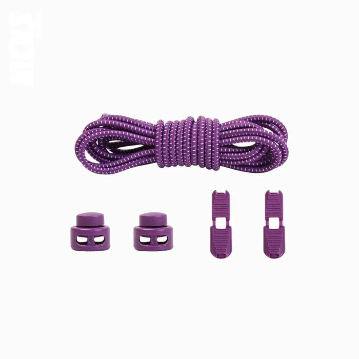 Purple / One Size Fits All / Bungee Shoe Laces | 3mm Wide