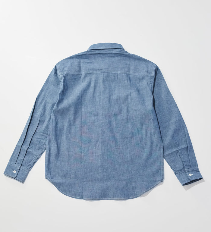 KST063-100 WORK SHIRTS L/S - OW CHAMBRAY