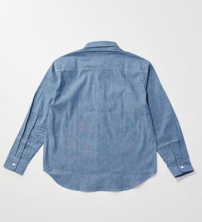 KST063-100 WORK SHIRTS L/S - OW CHAMBRAY