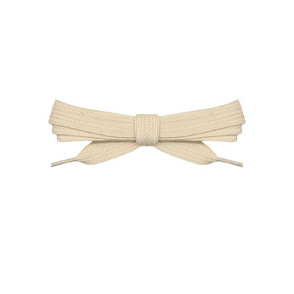 Light beige flat replacement shoe laces for Adidas Campus shoes by Kicks Shoelaces