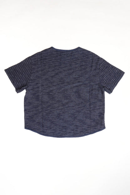 LIGHTWEIGHT SASHIKO T-SHIRT  - INDIGO(KASURI)