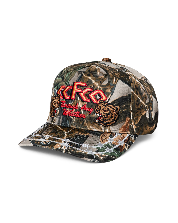 LOGGER CAP - GREEN CAMO/ANY WEATHER