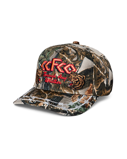 LOGGER CAP - GREEN CAMO/ANY WEATHER