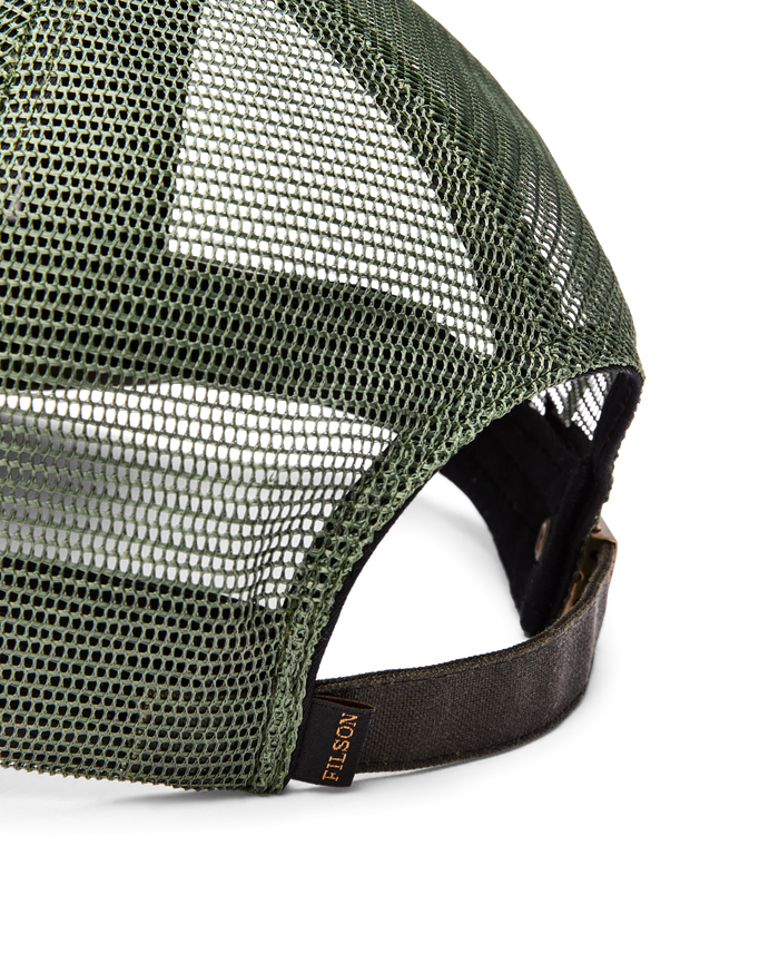 LOGGER MESH CAP - OTTER GREEN/HUNT FISH