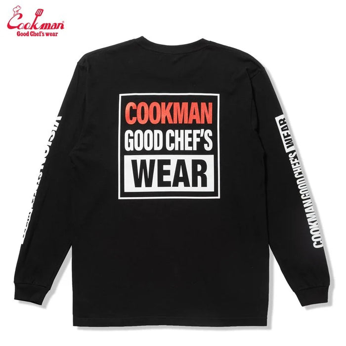 LONG SLEEVE TEES VISION LOGO - BLACK
