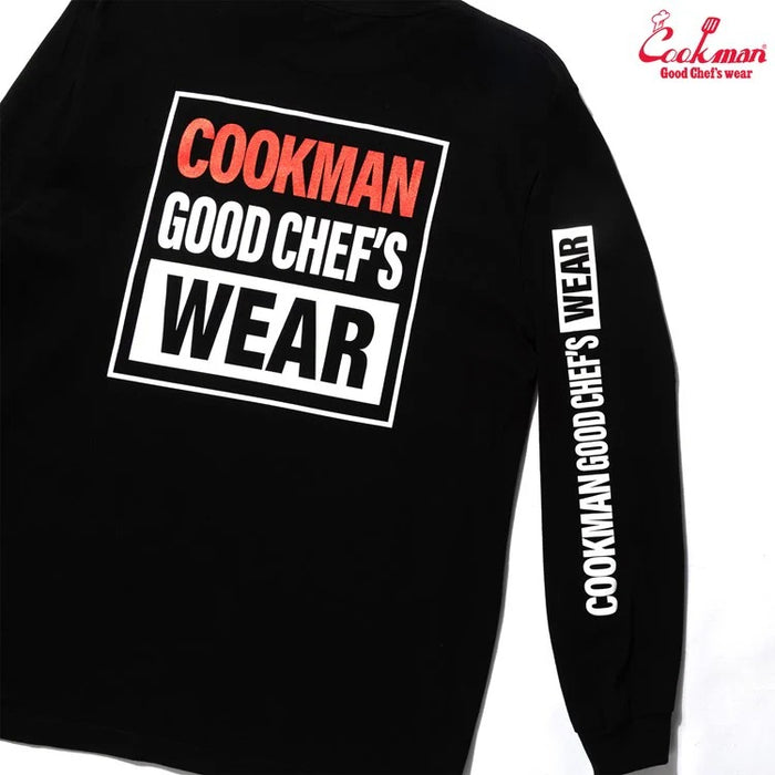 LONG SLEEVE TEES VISION LOGO - BLACK