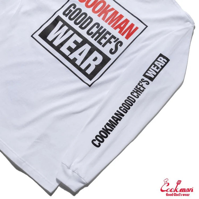 LONG SLEEVE TEES VISION LOGO - WHITE