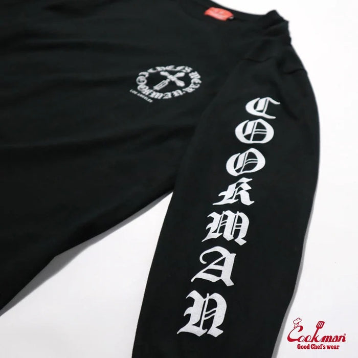 LONG SLEEVE TEES WINE OPENER - BLACK
