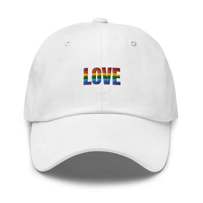 White / One Size Fits Most / Dad Hat | Embroidered