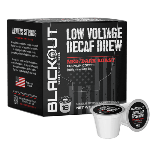 LOW VOLTAGE DECAF COFFEE PODS 18CT