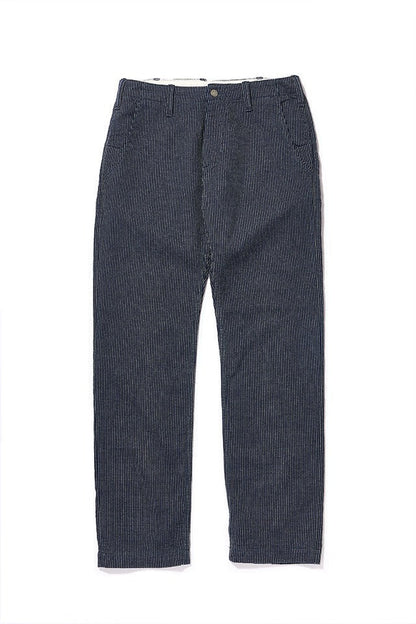 LP-1180-2 Stitch Stripe Comfortable Trousers - INDIGO X THIN STRIPE
