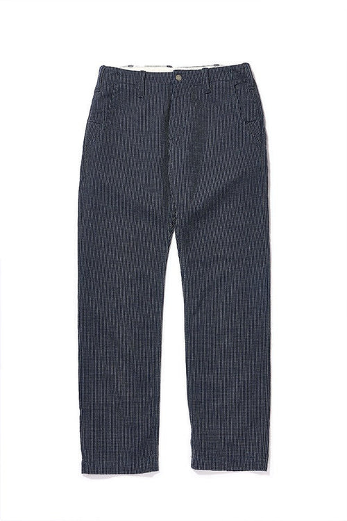 LP-1180-2 Stitch Stripe Comfortable Trousers - INDIGO X THIN STRIPE