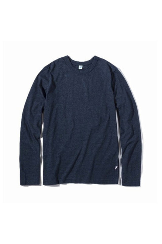 LS-5011-D Indigo Jersey Crew Neck Long Sleeved T - Dark Indigo