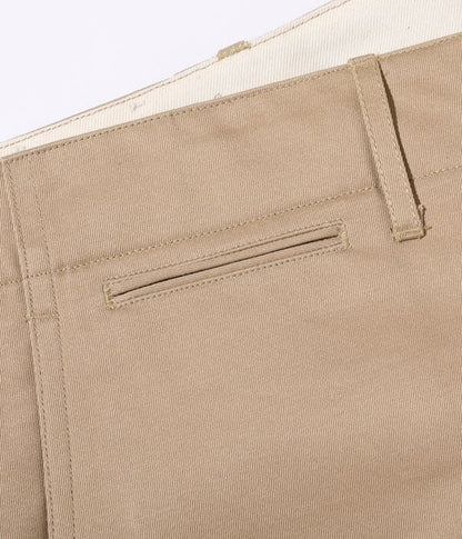 M43036 / EARLY MILITARY CHINOS 1942 MODEL (ONE WASH) - BEIGE