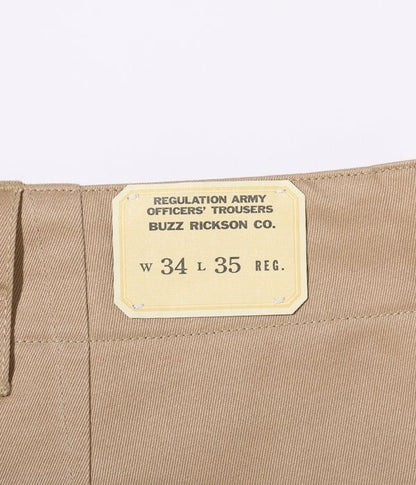 M43036 / EARLY MILITARY CHINOS 1942 MODEL (ONE WASH) - BEIGE