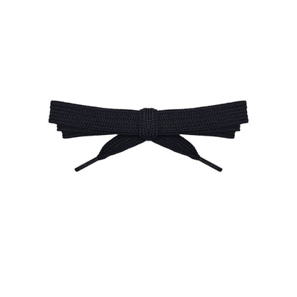 Black flat replacement shoe laces for Adidas Campus shoes by Kicks Shoelaces