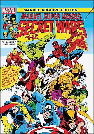 MARVEL ARCHIVE EDITION Marvel Super Heroes Secret Wars Gallery Edition