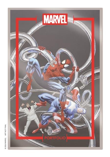 MARVEL PORTFOLIO OF MIKE ZECK SPIDER-MAN & CAPTAIN AMERICA